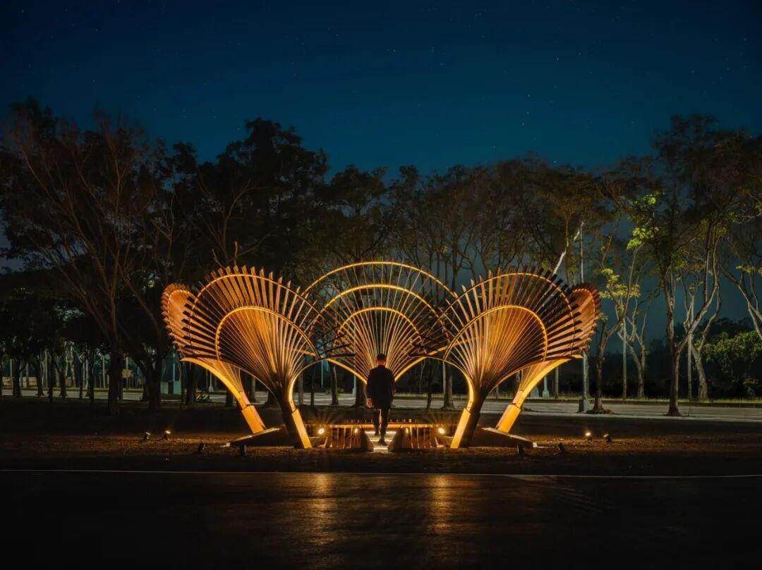 智能光语：凤凰花艺术装置的创新实践